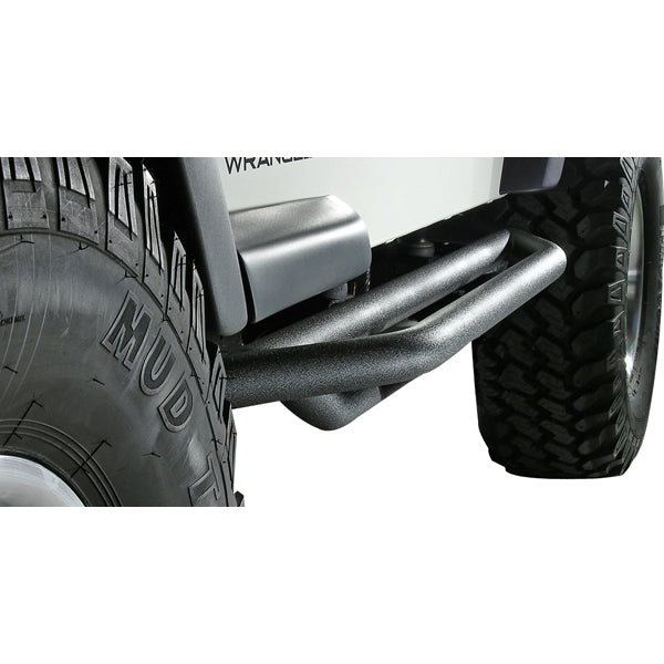 Rugged Ridge 11504.13 | RRC Side Armor Guards; 87-06 Jeep Wrangler YJ/TJ