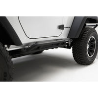 Rugged Ridge 11504.23 | RRC Rocker Guards, Black; 07-16 Jeep Wrangler JK