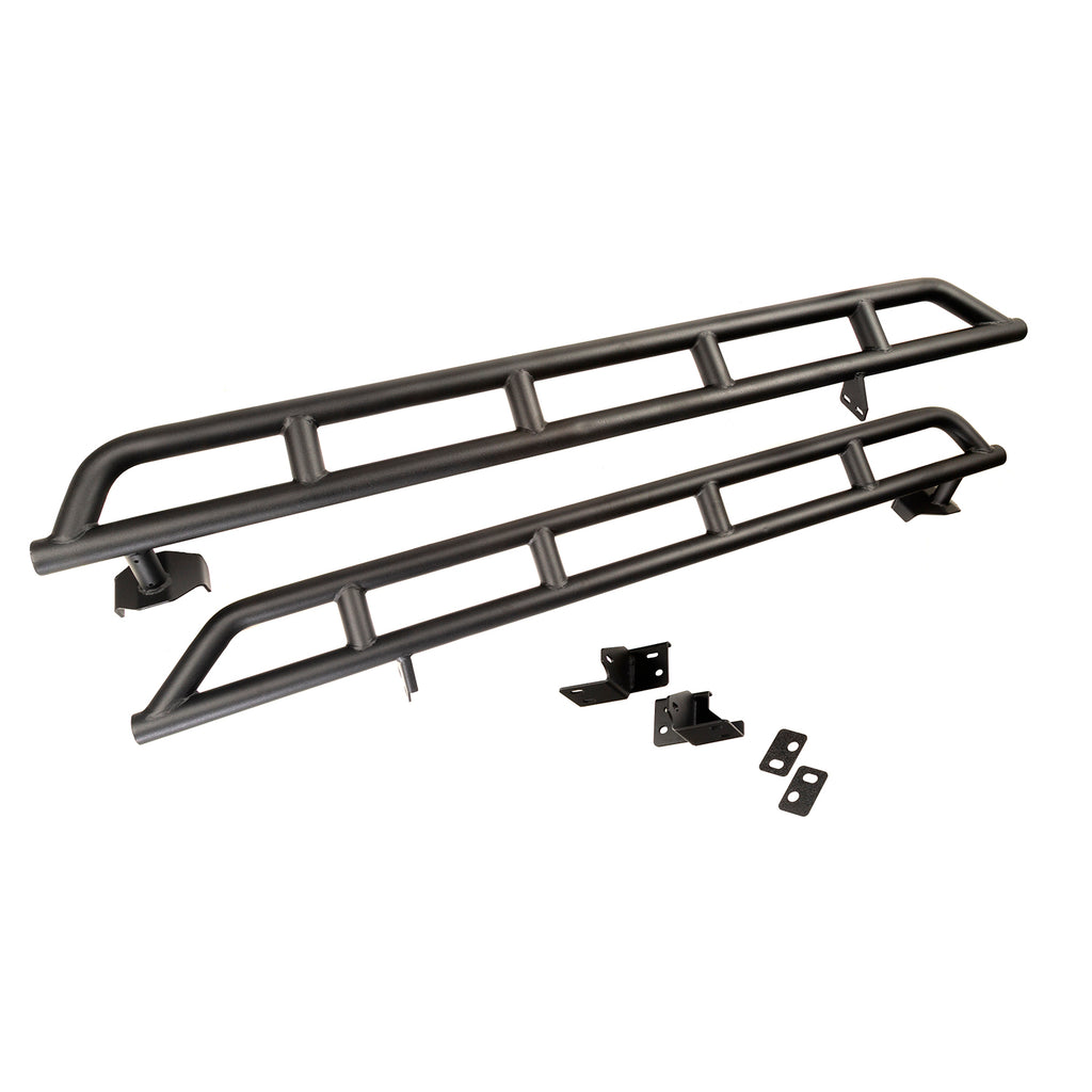 Rugged Ridge 11504.36 | RRC Rocker Guards; 2018-21 Jeep Wrangler JL, 4 Door