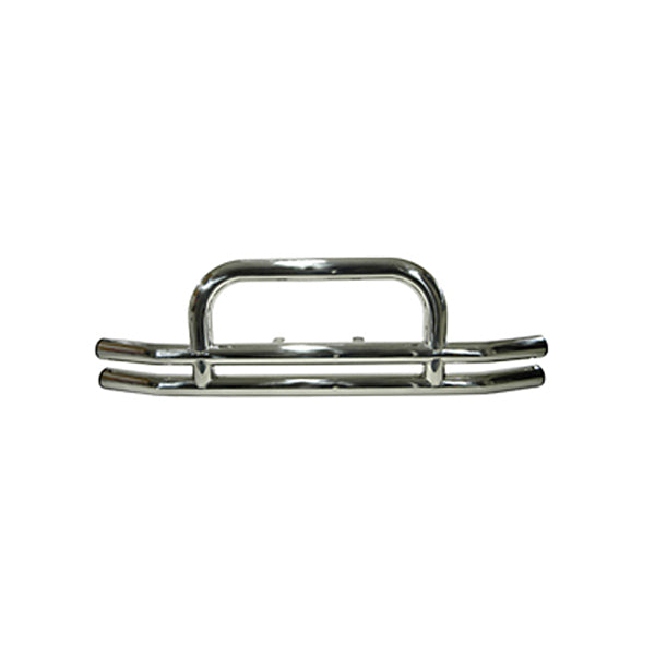 Rugged Ridge 11520.01 | Tube Front Bumper, 3 Inch, Stainless Steel; 55-06 Jeep Models