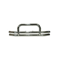 Tube Front Bumper 3 Inch Stainless Steel; 55-06 Jeep Models