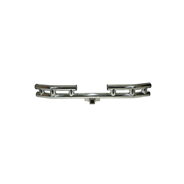 Rugged Ridge 11522.01 | Stainless Steel Rear Tube Bumper, 3 Inch; 55-06 Jeep CJ/Wrangler YJ/TJ