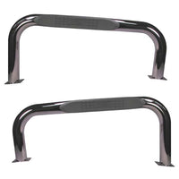 Tube Bars Stainless Steel; 87-06 Jeep Wrangler YJ/TJ