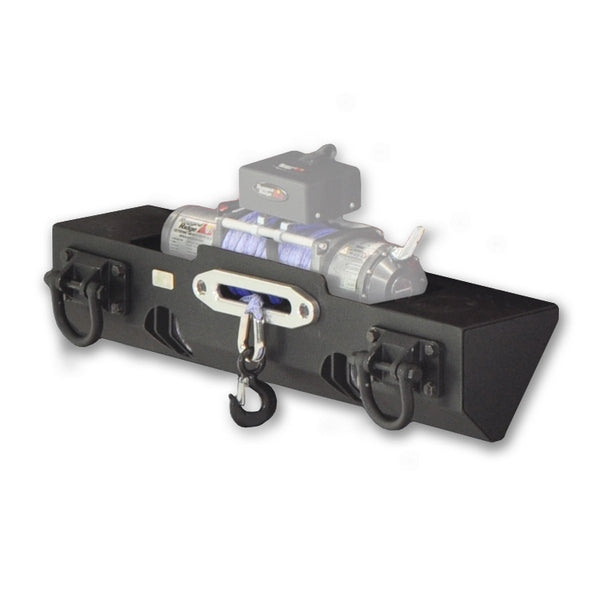 Rugged Ridge 11540.10 | XHD Winch Mount Front Bumper; 07-16 Jeep Wrangler JK