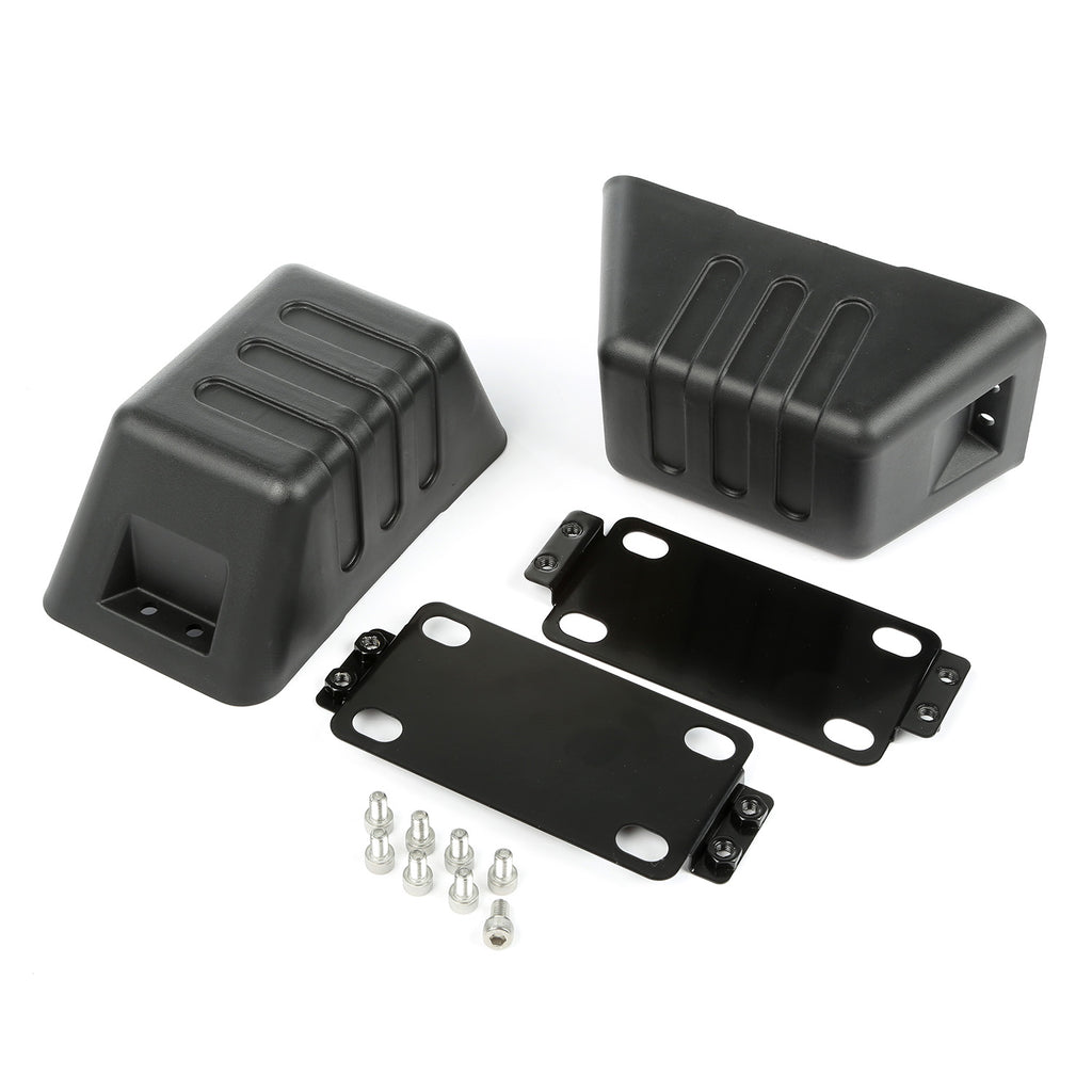 Rugged Ridge OMI-11540.26 | XHD Bumper Tow Point Cover; 07-16 Jeep Wrangler JK