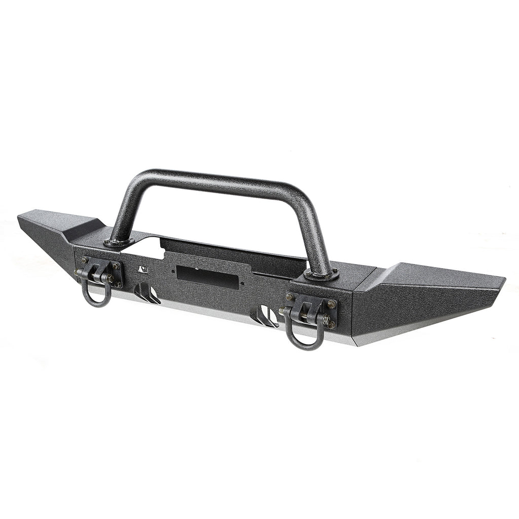 Rugged Ridge 11540.50 | XHD Bumper Kit, Front, Over Rider/ Standard; 07-16 Jeep Wrangler JK