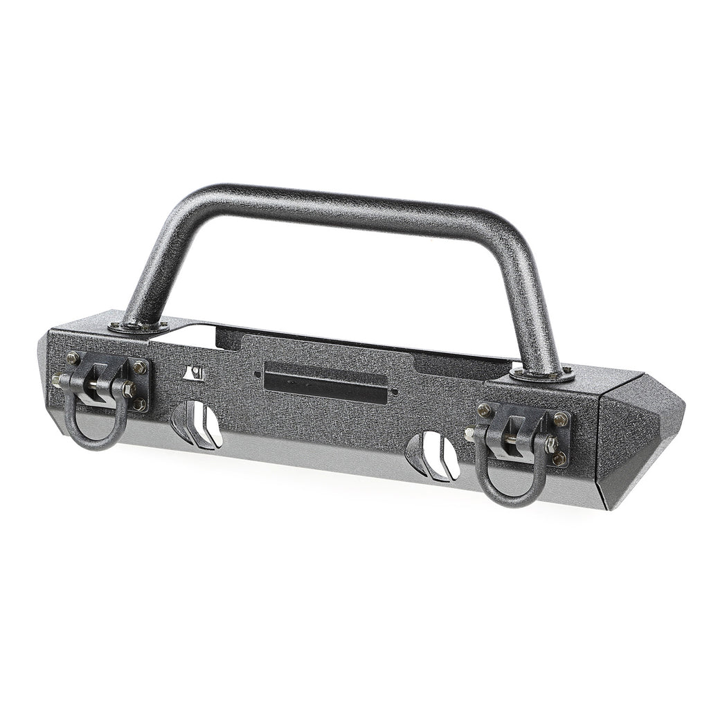 Rugged Ridge 11540.51 | XHD Bumper Kit, Front, Over Rider/Stubby; 07-16 Jeep Wrangler JK