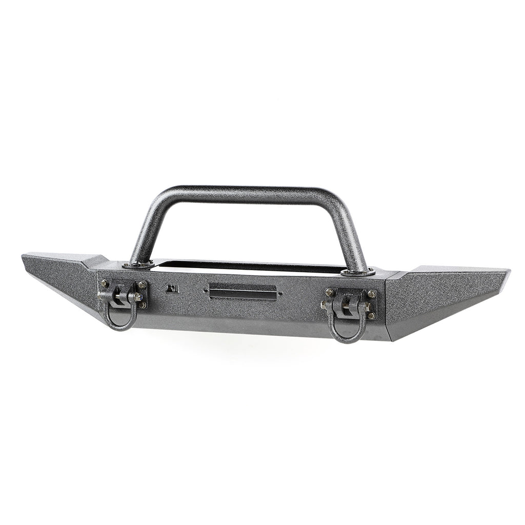 Rugged Ridge 11540.57 | XHD Bumper Kit, Front, Over Rider/Standard; 76-06 Jeep CJ/Wrangler