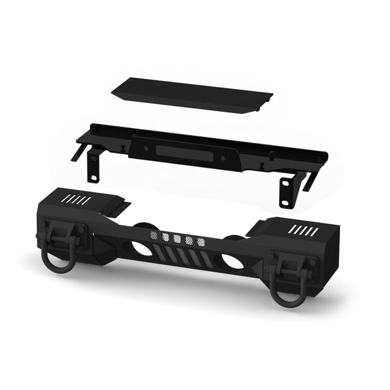 Rugged Ridge 11541.01 | XHD Aluminum Front Bumper, Winch Mount; 07-16 Jeep Wrangler JK