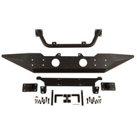Rugged Ridge 11548.02 | Spartan Bumper, Front, Standard Ends, Overrider; 07-18 Wrangler JK