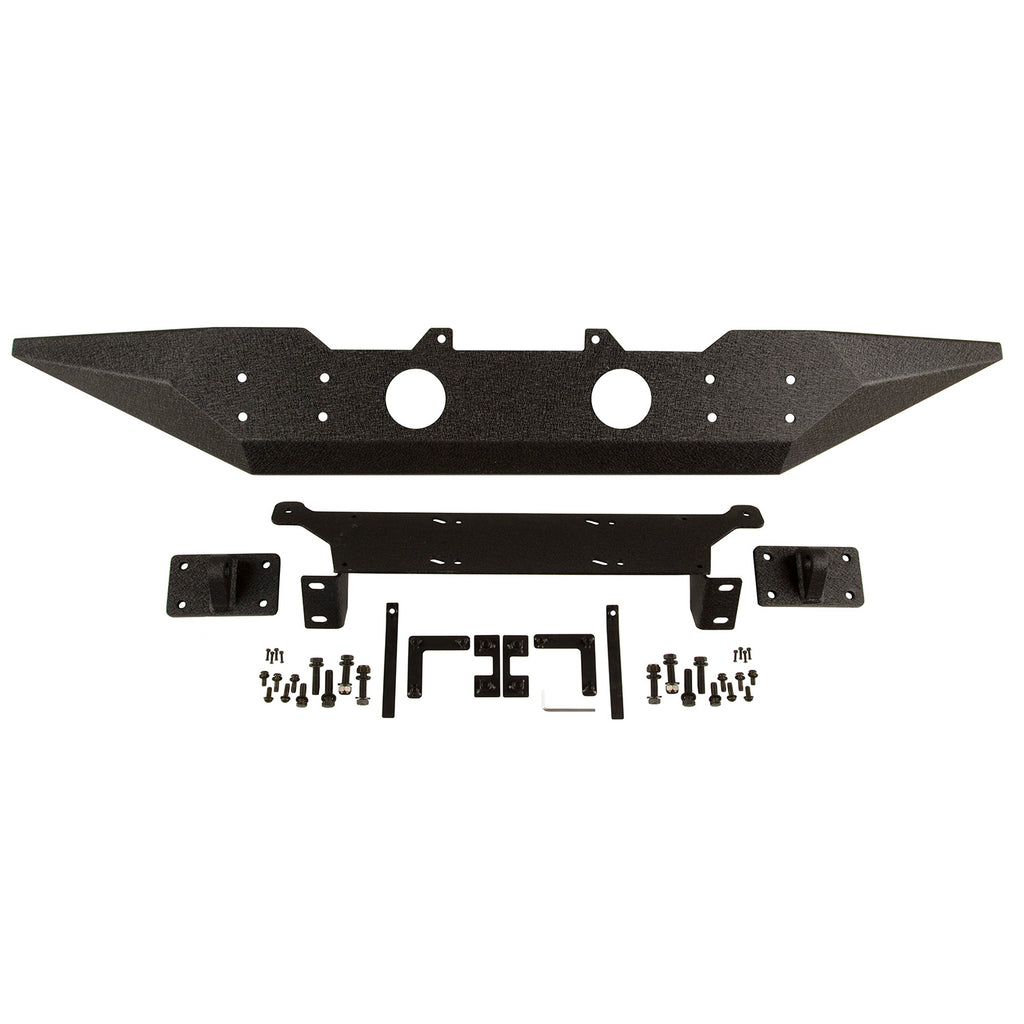 Rugged Ridge 11548.03 | Spartan Bumper, Front, Standard Ends; 07-18 Jeep Wrangler JK