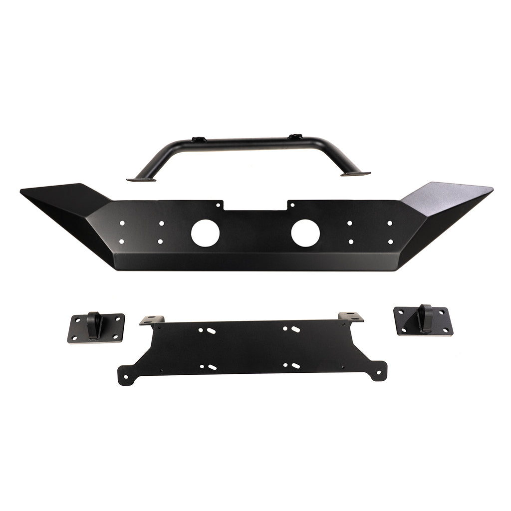 Rugged Ridge OMI-11548.71 | Spartan Front Bumper, HCE, With Overrider, 07-18 Jeep Wrangler JK