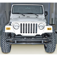 Rugged Ridge OMI-11560.02 | Double Tube Front Bumper, 3 Inch; 76-06 Jeep CJ/Wrangler YJ/TJ