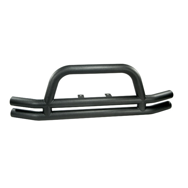 Rugged Ridge OMI-11561.01 | Double Tube Front Bumper, 3 Inch, Black; 76-06 Jeep CJ/Wrangler YJ/TJ
