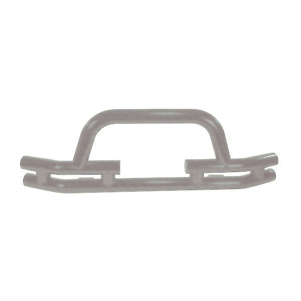 Tube Frnt Winch Bumper 3 Inch Titanium; 76-06 Jeep CJ/Wrangler YJ/TJ