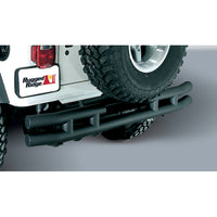 Rugged Ridge OMI-11571.03 | Double Tube Rear Bumper, 3 Inch; 87-06 Jeep Wrangler YJ/TJ