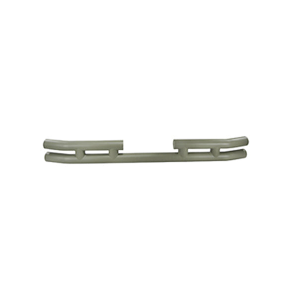 Rugged Ridge OMI-11572.03 | Double Tube Rear Bumper, 3 Inch, Titanium; 87-06 Jeep Wrangler YJ/TJ