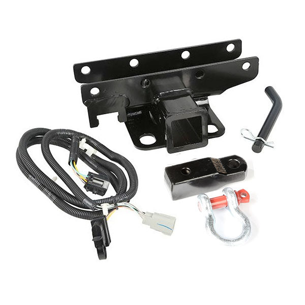 Receiver Hitch Kit D-Shackle; 07-16 Jeep Wrangler JK