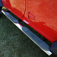 Rugged Ridge 11593.08 | 4 1/4 Inch Oval Side Steps, Stainless Steel; 07-16 Jeep Wrangler JK