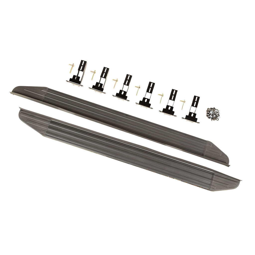Rugged Ridge 11594.02 | Running Board Black; 11-21 Jeep Grand Cherokee WK2