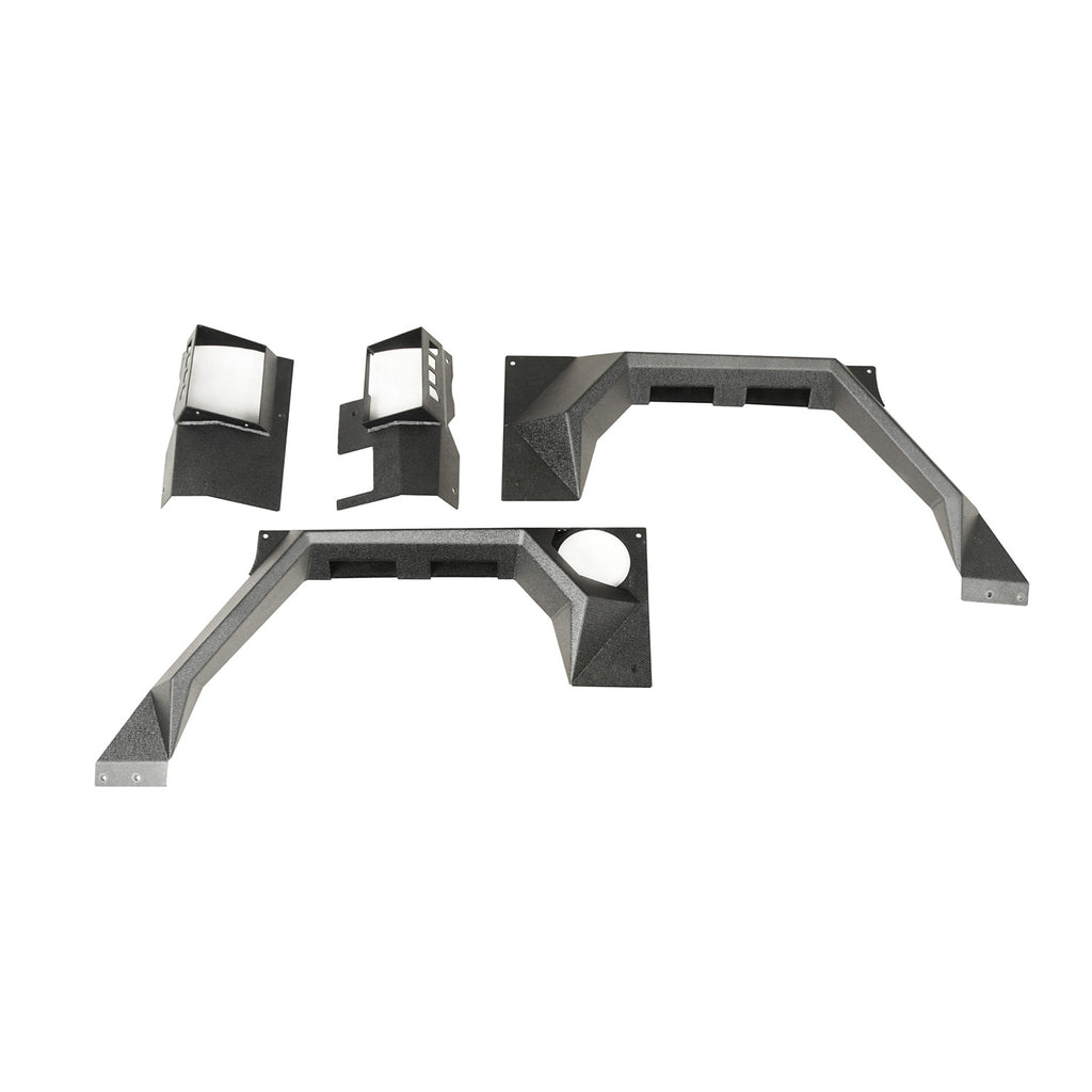 Rugged Ridge OMI-11615.02 | XHD Armor Fender Kit, Rear, Pair; 07-18 Jeep JKU, 4 Door