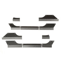 Rugged Ridge 11615.11 | Body Armor Cladding, Rocker Panel Guard, Steel; 07-18 Jeep Wrangler JK