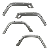 4-Piece Fender Flare Kit; 97-06 Jeep Wrangler TJ/LJ