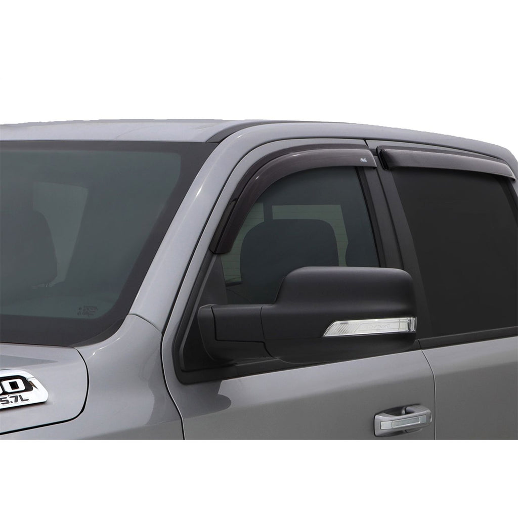 Auto Ventshade 94813 Original Ventvisor Side Window Deflector Dark Smoke 4-Pc Set for 2019-2022 Ram 1500 Quad Cab