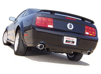 Borla 11752 | Borla Touring Axle-Back Exhaust System for 2005-2009 Ford Mustang GT 4.6L V8/ 2007-2009 Ford Mustang Shelby GT500 5.4L V8 SC Automatic; Manual Transmission; Rear Wheel Drive 2-Door Coupe; Convertible.