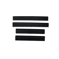 Auto Ventshade 91155 Stepshield Black Door Sill Protector 4-Piece Set for 2002-2008 Dodge Ram 1500 2003-2009 Ram 2500/3500