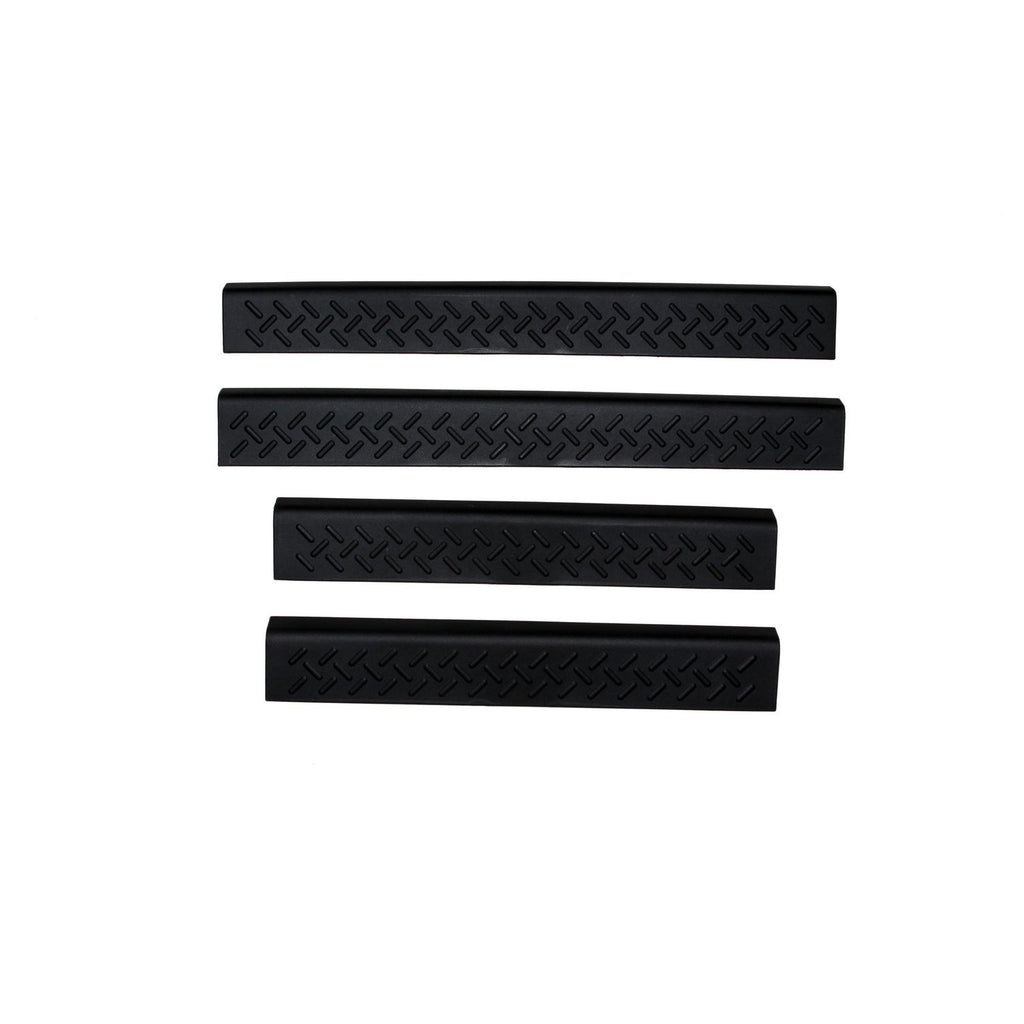 Auto Ventshade 91114 Stepshield Black Door Sill Protector 4-Piece Set for 2004-2008 Ford F-150 SuperCrew