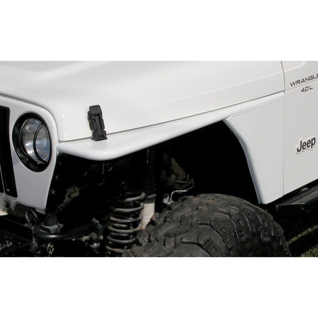Rugged Ridge 12004.53 | RRC Tubular Steel Flat Fender Kit; 97-06 Jeep Wrangler TJ