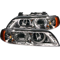 ANZO USA-121018 | Projector Headlight Set w/Halo; Clear Lens; Chrome Housing;Pair For Use w/Non XEXON Models Only;
