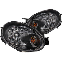 ANZO USA-121030 | Crystal Headlight Set; Clear Lens; Black Housing;Pair