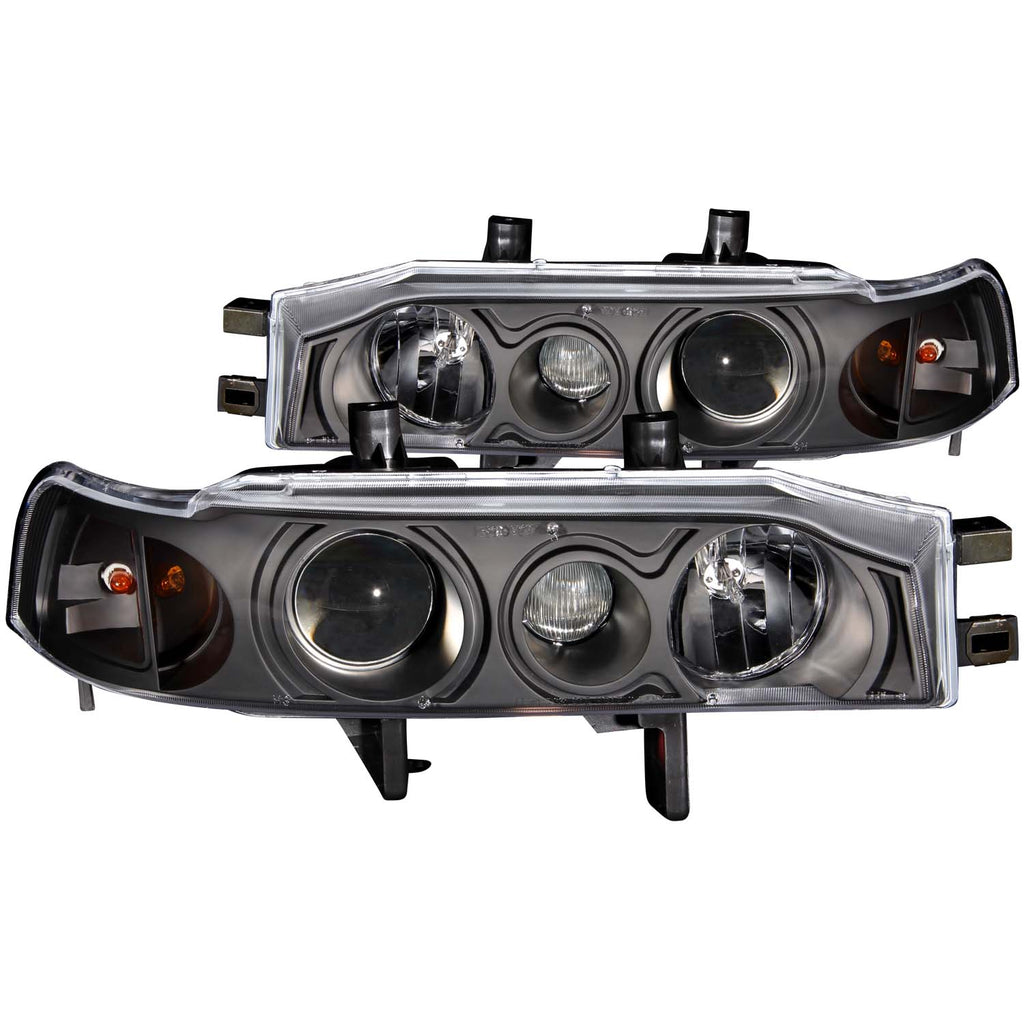 ANZO USA-121048 | Projector Headlight Set; Clear Lens; Black Housing;Pair 1 pc.;