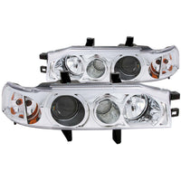 ANZO USA-121049 | Projector Headlight Set; Clear Lens; Chrome Housing;Pair 1 pc.;