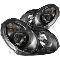 ANZO USA-121079 | Projector Headlight Set; Clear Lens; Black Housing;Pair For Use w/Non HID Models Only;