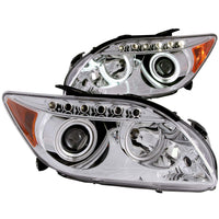 ANZO USA-121120 | Projector Headlight Set w/Halo; Clear Lens; Chrome Housing;Pair CCFL;