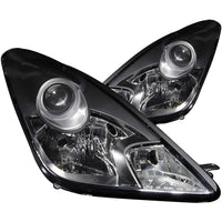 ANZO USA-121122 | Projector Headlight Set; Clear Lens; Black Housing;Pair For Use w/Non HID Models Only;