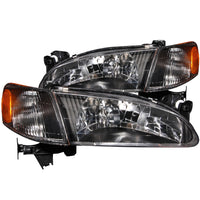 ANZO USA-121131 | Crystal Headlight Set; Clear Lens; Black Housing;Pair