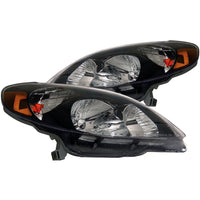 ANZO USA-121133 | Crystal Headlight Set; Clear Lens; Black Housing;Pair