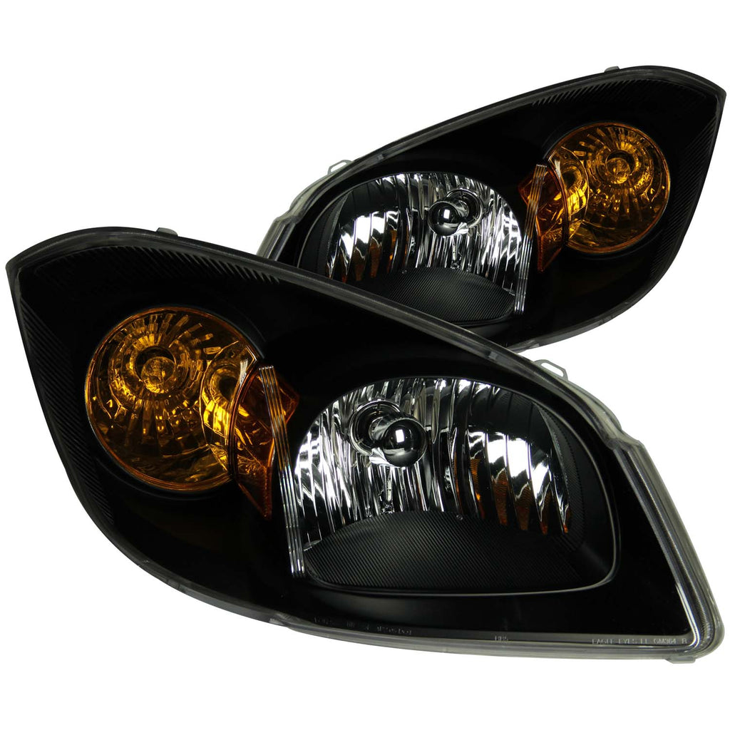 ANZO USA-121154 | Crystal Headlight Set; Clear Lens; Black Housing;Pair
