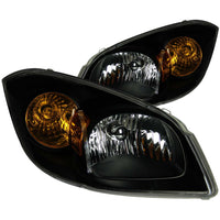ANZO USA-121154 | Crystal Headlight Set; Clear Lens; Black Housing;Pair