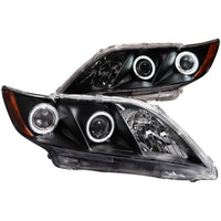 ANZO USA-121181 | Projector Headlight Set w/Halo; Clear Lens; Black Housing;Pair For Use w/Non HID Models Only;