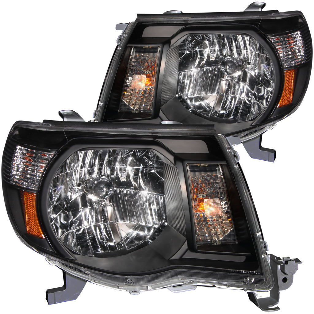 ANZO USA-121191 | Crystal Headlight Set; Clear Lens; Black Housing;Pair