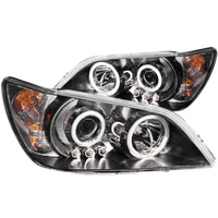 ANZO USA-121199 | Projector Headlight Set w/Halo; Clear Lens; Black Housing;Pair