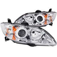 ANZO USA-121211 | Projector Headlight Set w/Halo; Clear Lens; Chrome Housing;Pair For Use w/Non HID Models Only;