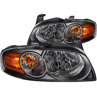 ANZO USA-121235 | Crystal Headlight Set; Clear Lens; Black Housing;Pair