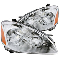 ANZO USA-121259 | Crystal Headlight Set; Clear Lens; Chrome Housing;Pair For Use w/Non HID Models Only;