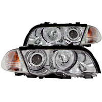 ANZO USA-121260 | Projector Headlight Set w/Halo; Clear Lens; Chrome Housing;Pair CCFL; For Use w/Non HID Models Only;
